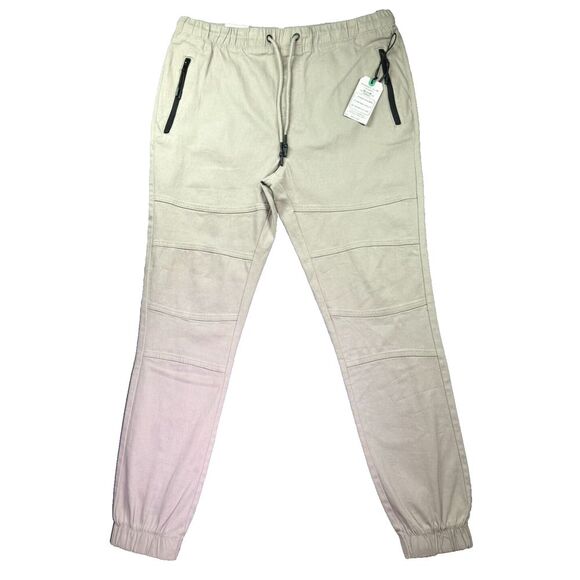 NEW Alexander Julian Colours Stretch Pants Mens XL Khaki‎ Golf Sail Drawstring - Picture 1 of 16